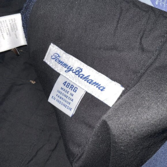 Tommy Bahama Men's Big & Tall 48RG Maritime Navy Stretch 9” Boracay Chino Shorts - Picture 6 of 6